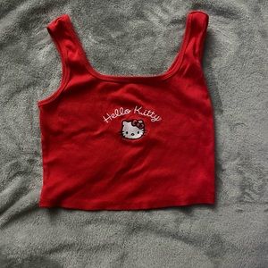 Hello Kitty cropped tank top
